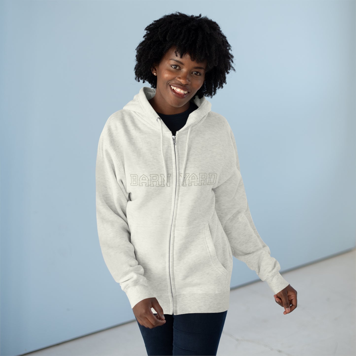 Barnyard Zip Hoodie - Oatmeal